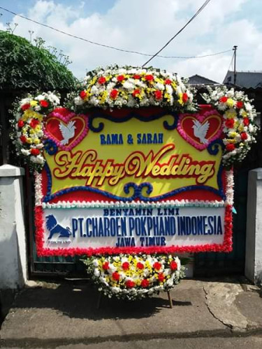 Karangan Bunga Pernikahan  di Rokan Hulu